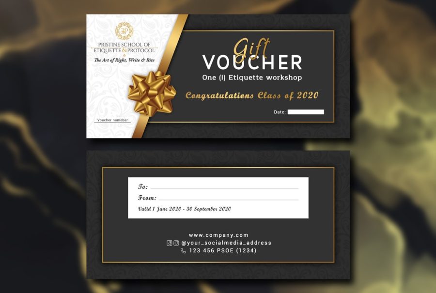 I will design gift voucher, coupon and ticket