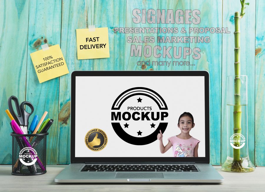 I will do MOCKUPs of your products and do marketing presentation