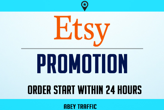 Etsy store marketing promotion USA web traffic for 30 Days