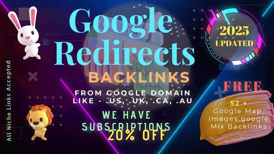 Permanent 190 plus Gedirects Backlinks from Domain DR98