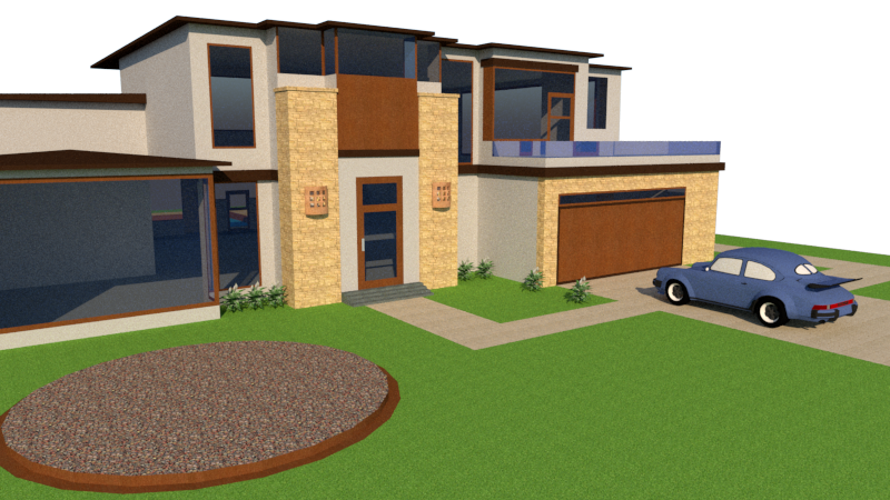3D modeling in Sketchup (Exteriors or interiors)