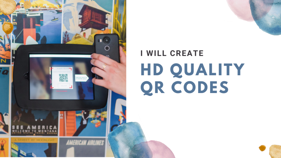 I will create a stunning custom QR codes