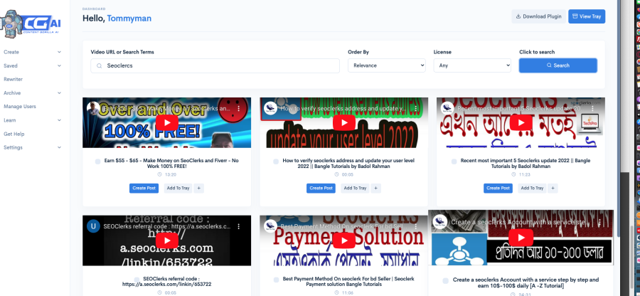 Transcribe Youtube Videos and Upload to Wordpress