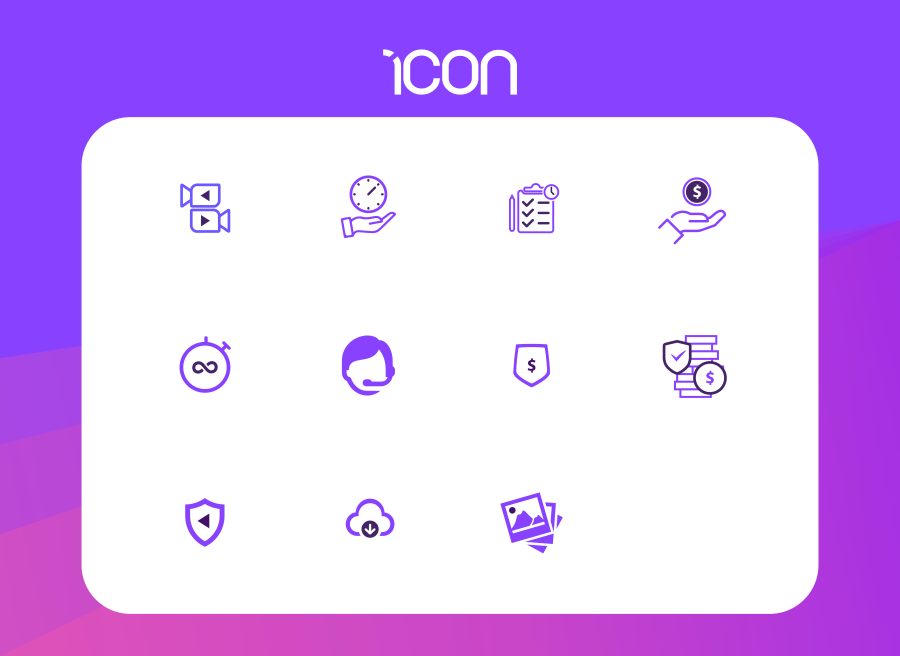 I will design professional custom icon set
