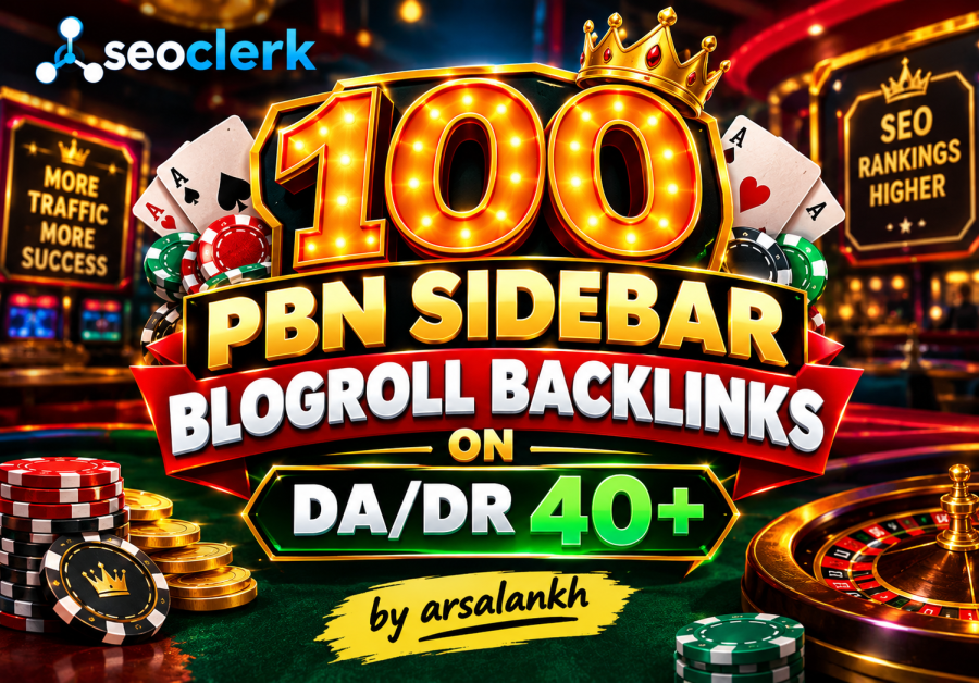I will build 100 PBN sidebar blogroll backlinks on DA/DR 40+ domains