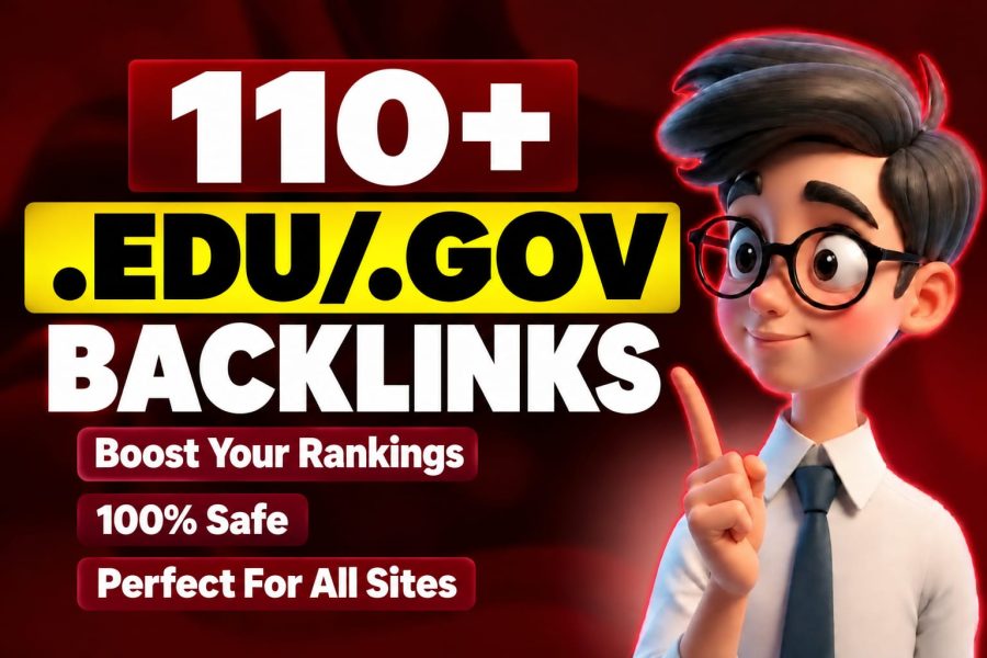 110 High Quality University EDU and GOV Backlinks for SEO