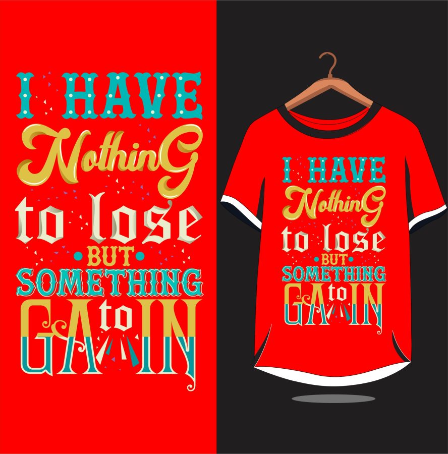 I will design an unique and professional t shirt with your choice