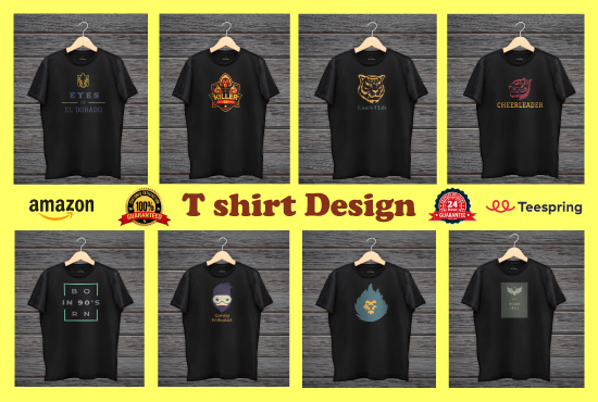 I'll design Professional & trendy t-shirt , custom t-shirt, typography & Christmas T shirt design
