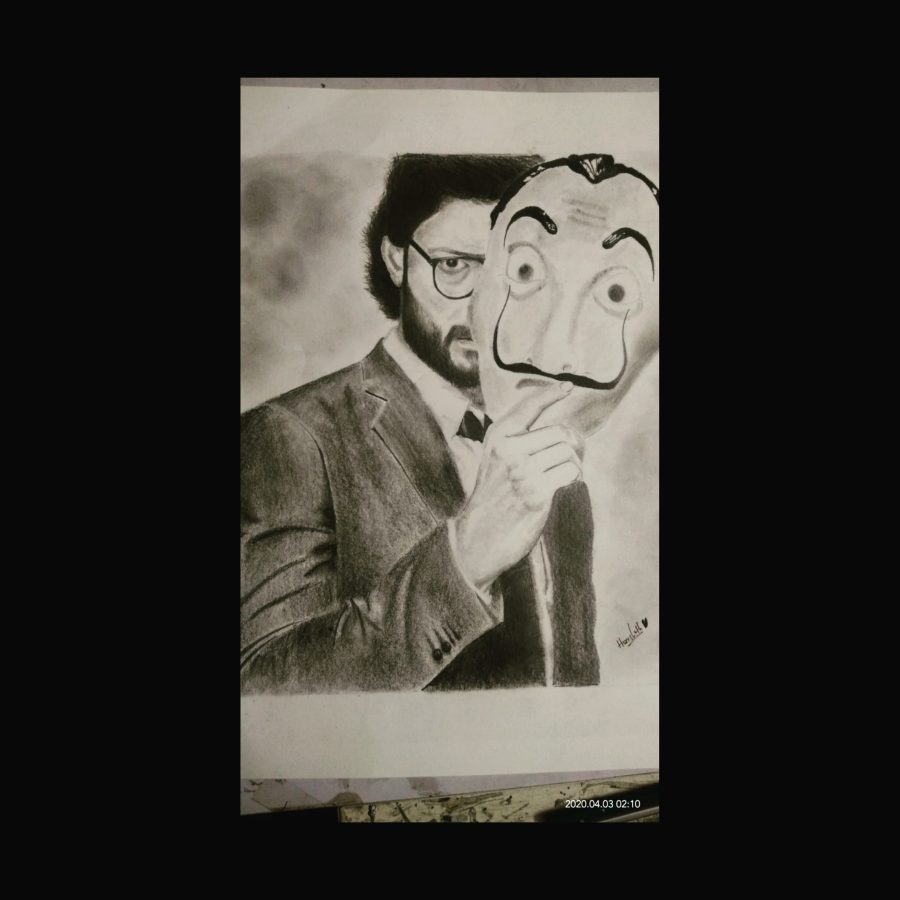 I will design professional pencil portrait charcoal portrait with video