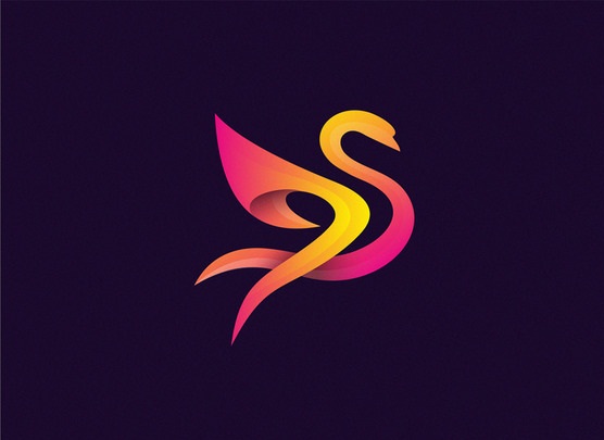 Logo Designer, sketched or graphically designed symbol, set in a specific typeface or font