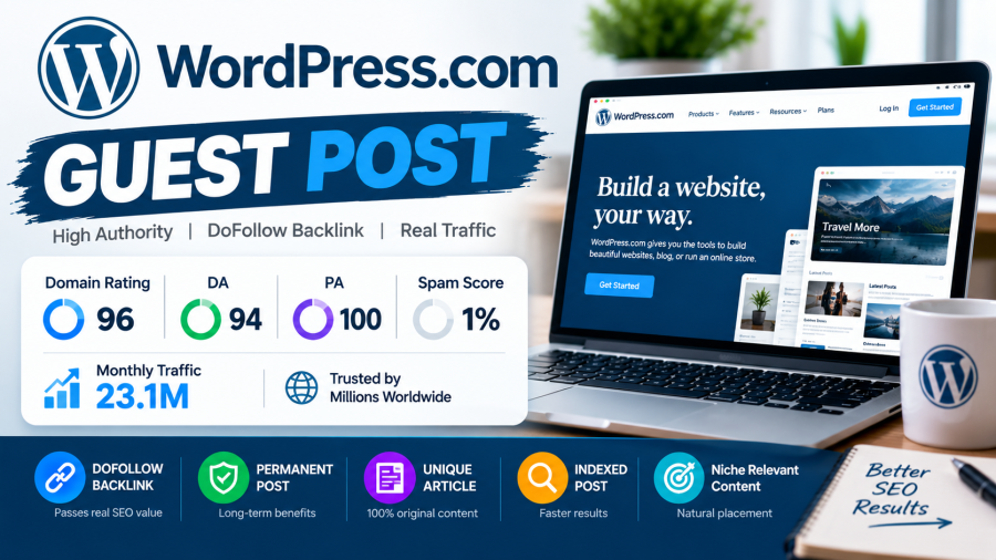 I Will Publish a High Quality WordPress Guest Post with DoFollow Backlink