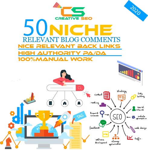 Seo Service Niche Revelant Backlink Blogcomments for website google top ranking