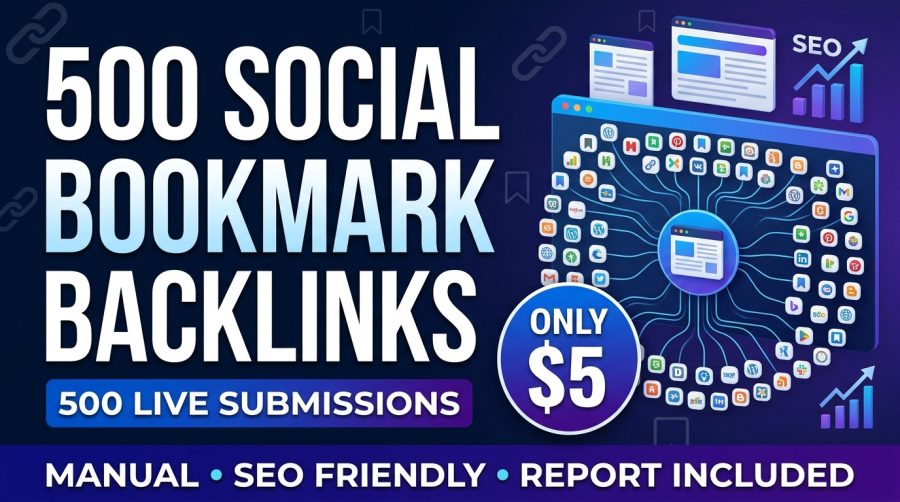 LAUNCH YOUR WEBSITE INTO 500+ SEO BOOKMARKING SIGNALS
