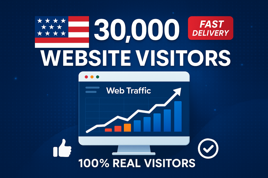 30,000 Real USA Website Traffic in 30 Days 