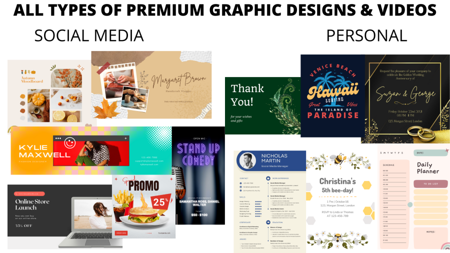 I will do all types of premium quality graphic designing