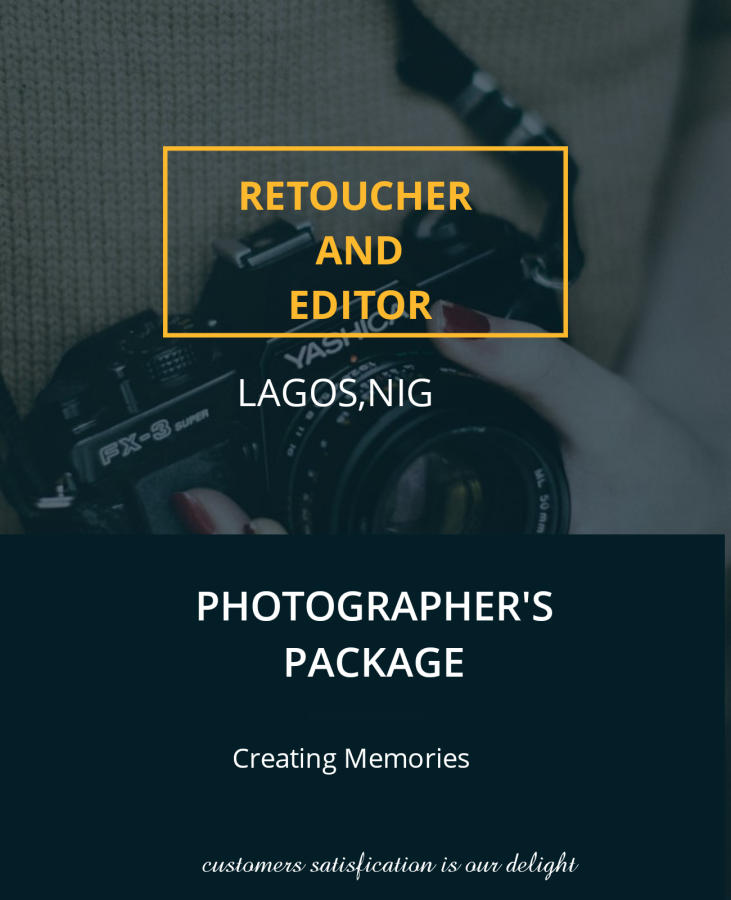 Creator of nicely,well edited pictures using either Photoshop,Lightroom or Davinci resolve.
