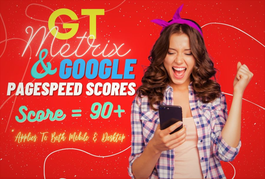 Wordpress speed optimization guarantee page speed 90, Gtmetrix a plus