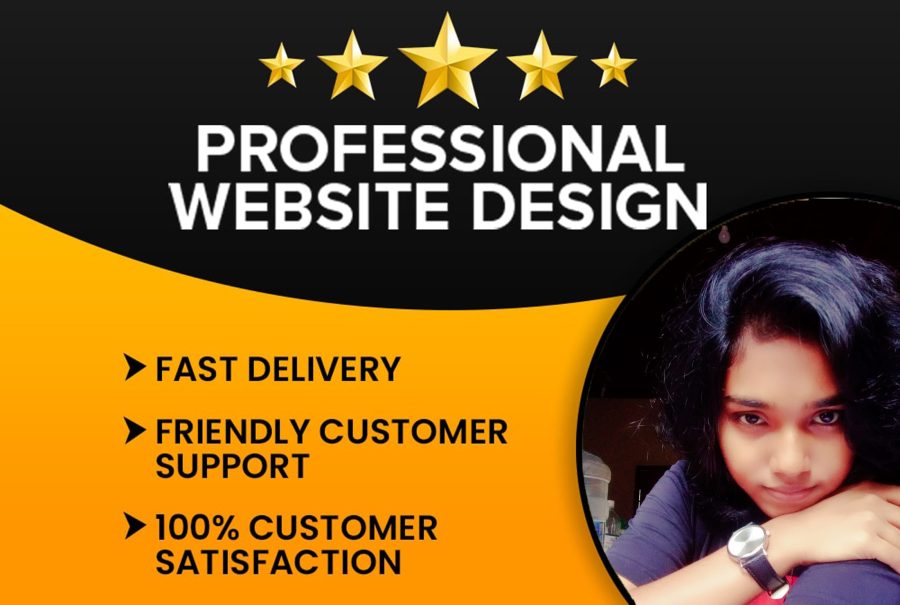 I will create a responsive and professional wordpress website
