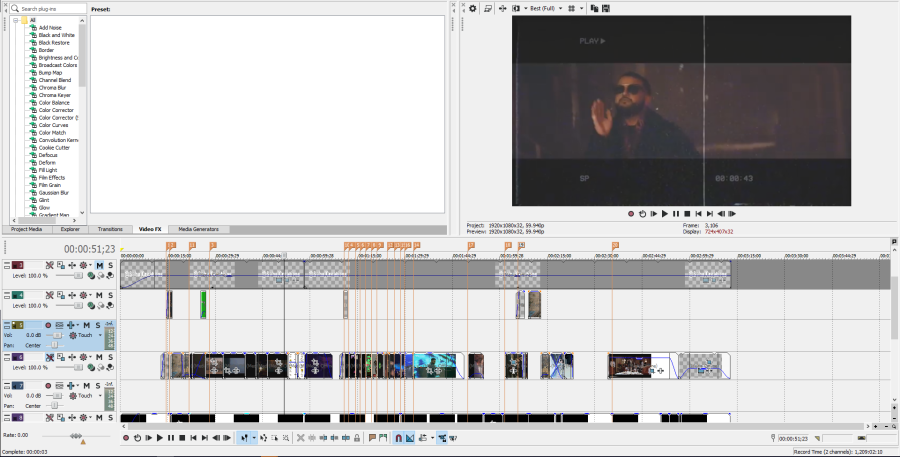 Creative Vintage Retro Video Edit Can Be Used For Advertisments, Music Videos and More