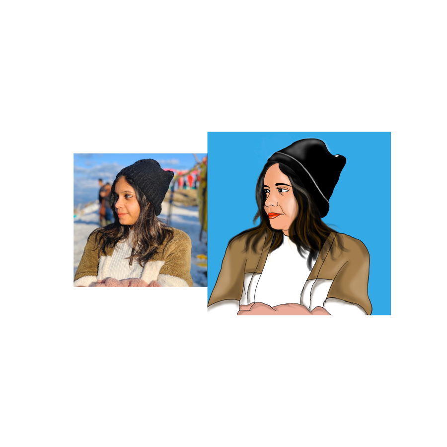 Get a Cartoon Sketch, Caricatures of yourself, (PS:- choose your background colour)