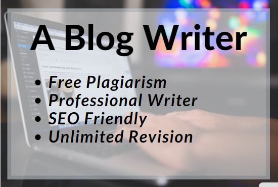I will write SEO blog articles of 500 words for your blog within 24 hours.