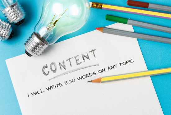 I will write an article with 500 words on any topic