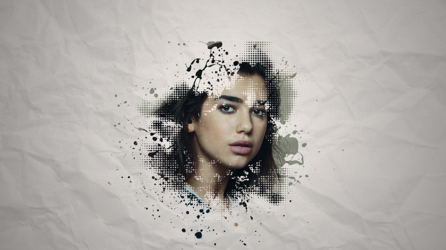 Brush Effect Template for Photoshop