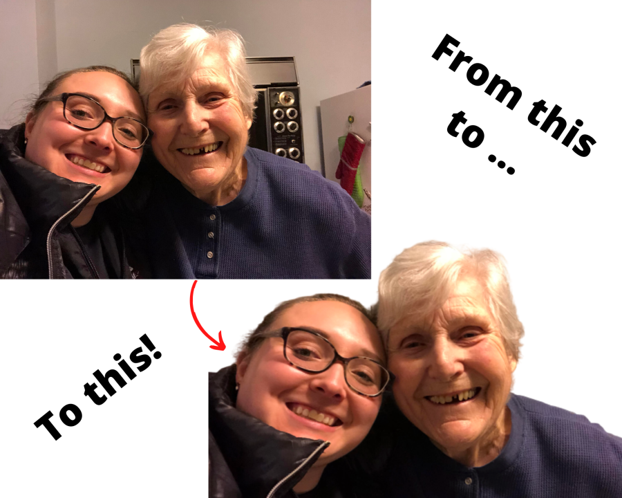 Remove image background through editing 