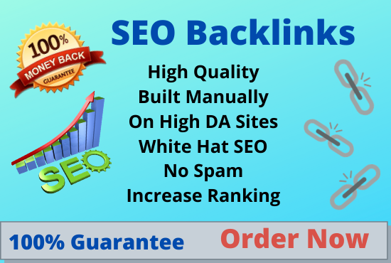 I will create white hat SEO do-follow backlinks 