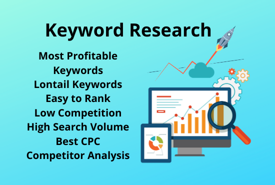 I will do low competition keywords research and competitor analysis for your website