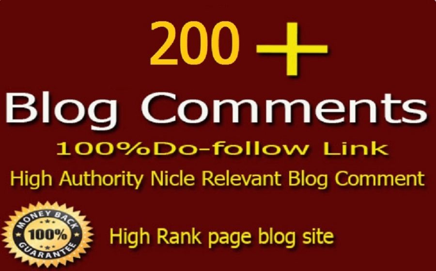I Will Submitt 200 High Quality Dofollow Blog Comment 