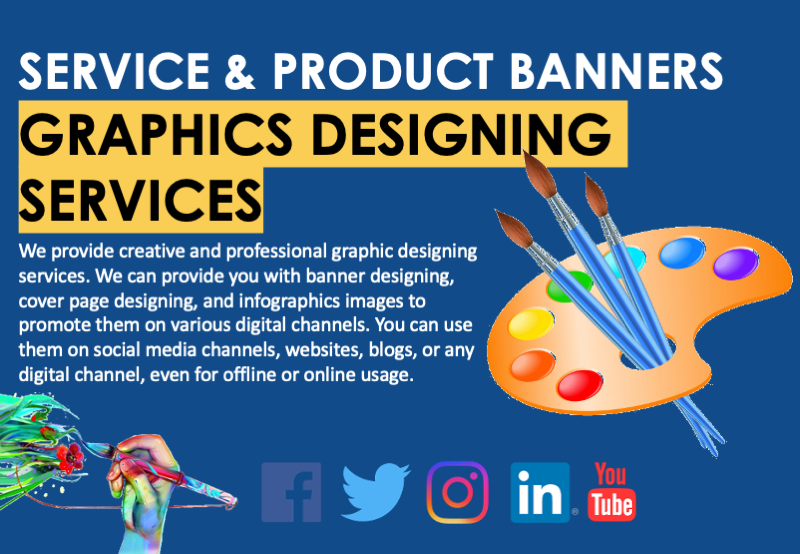 Service Banner Graphics Designing Services 