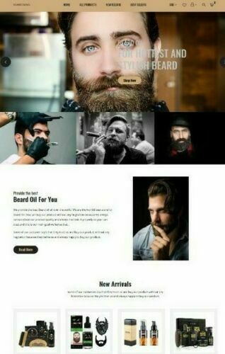 shopify store dropshipping beard oil website unlimited free trial