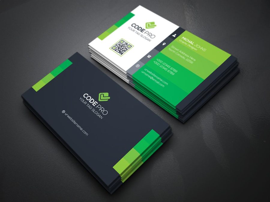 I will design 2 different business card