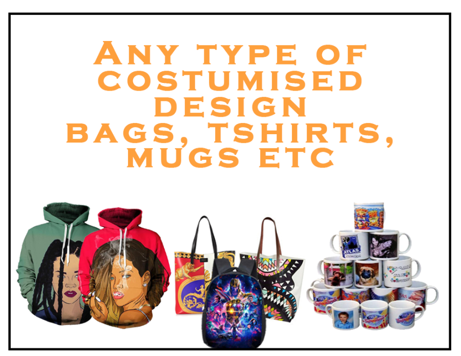 design trendy tshirts, hoodies, bags and mugs in low price