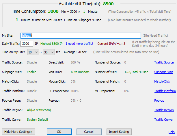 Website Organic Traffic Bot Software Keyword Rank on Google