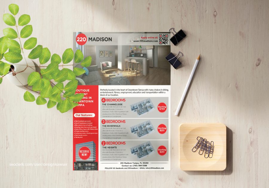 I will create brochure design, trifold, bifold, flyer, sell sheet, booklet, catalog