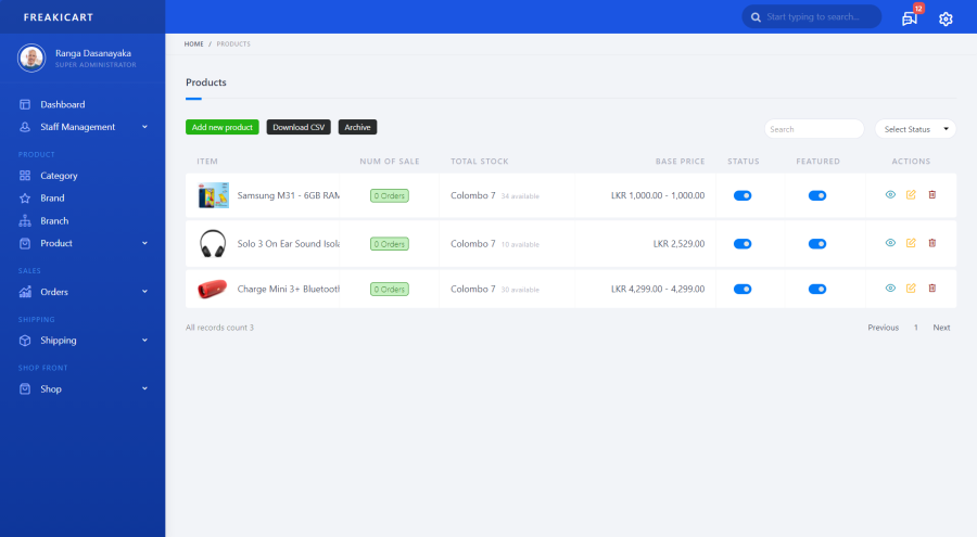 Design and Develop responsive websites using php( laravel )