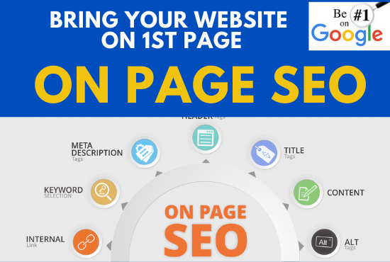 Complete Onsite SEO & Research, On Page SEO with reporting