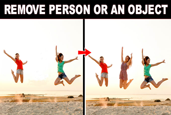 I will Remove Person or add person, Remove Object, Or Logo from Picture quickly