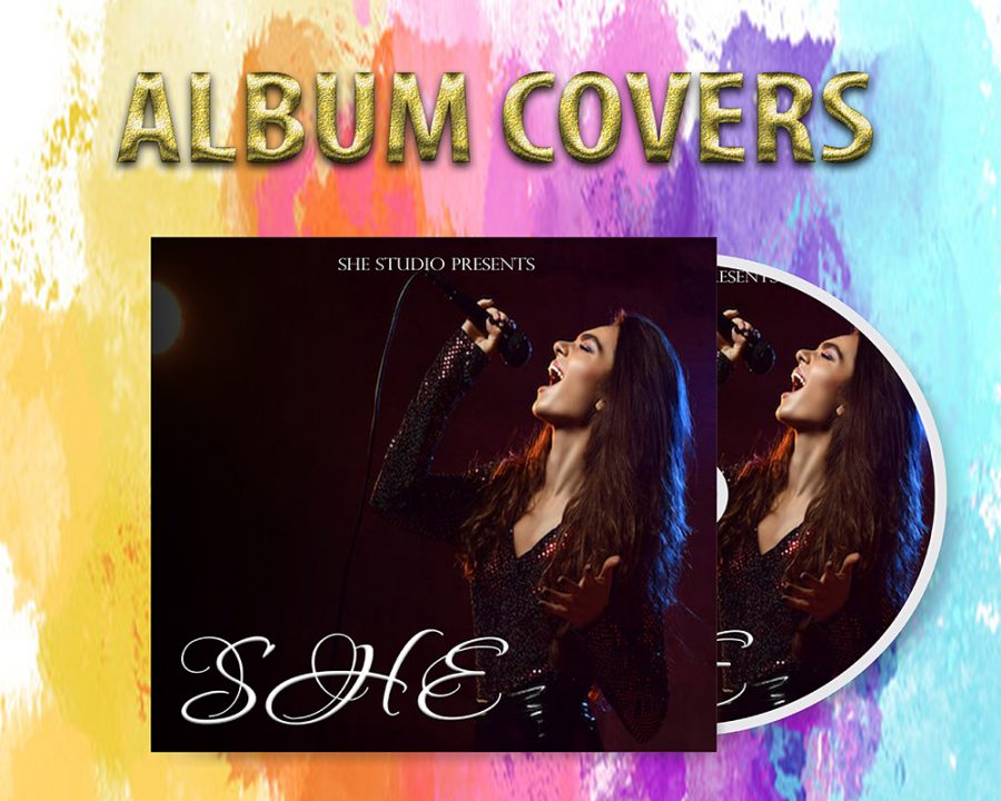 I will design your music album cover art