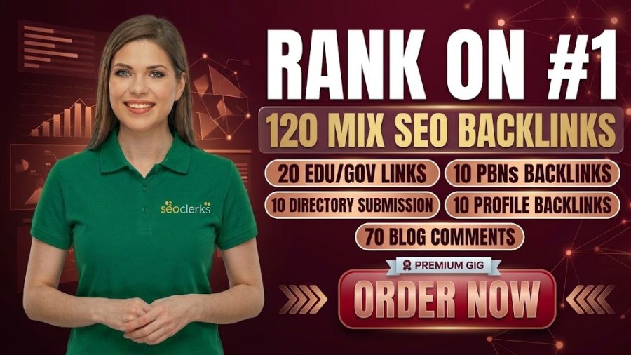 120 mixed tier SEO backlinks mix of EDU/GOV, PBNs, directory submission, profile, blog comments