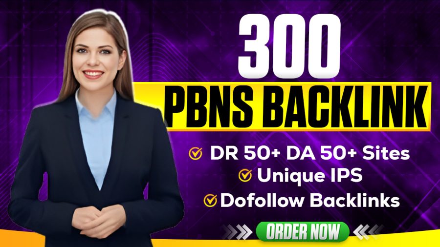 300 Homepage PBN Backlinks On High DR 50+ DA 50+ Websites With Contextual SEO Backlinks