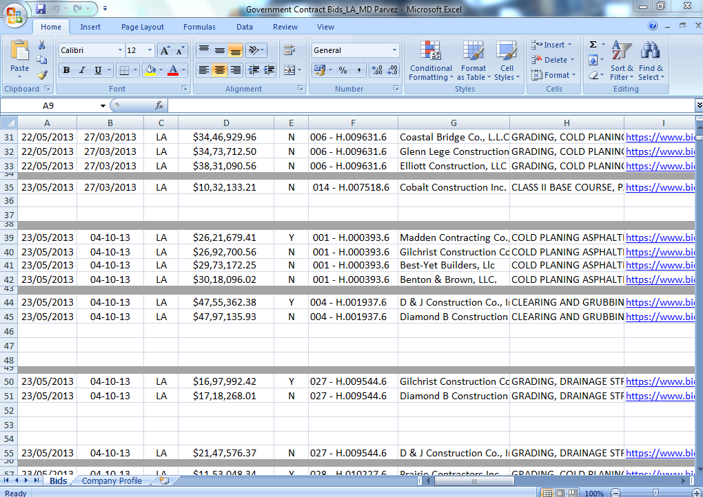 Collect Contact Details for Web Research for 10 Hours