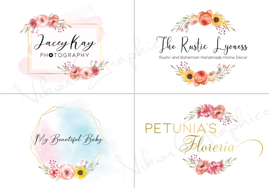 I will design stunning water color signature logo