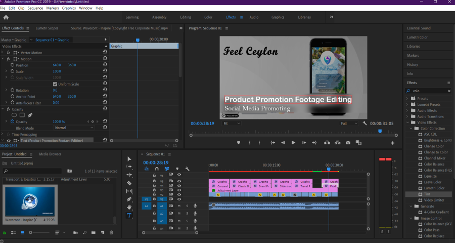I will do your video editing and post production