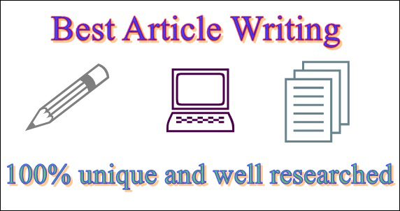 Article Writing, Content Writing, Blog Writing in any Topic for 1000-2000 words
