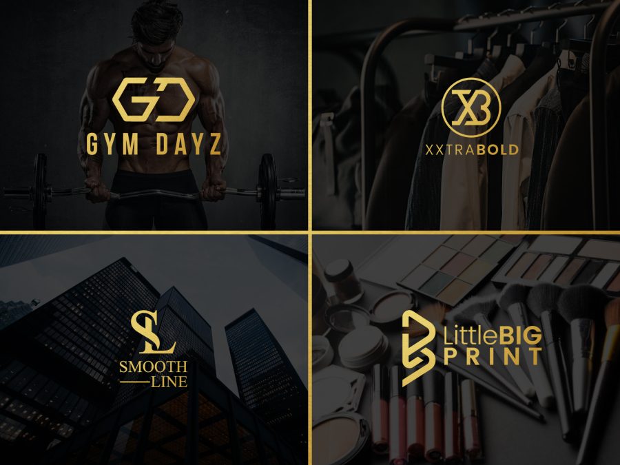 2 Professional monogram or initial letter logo design