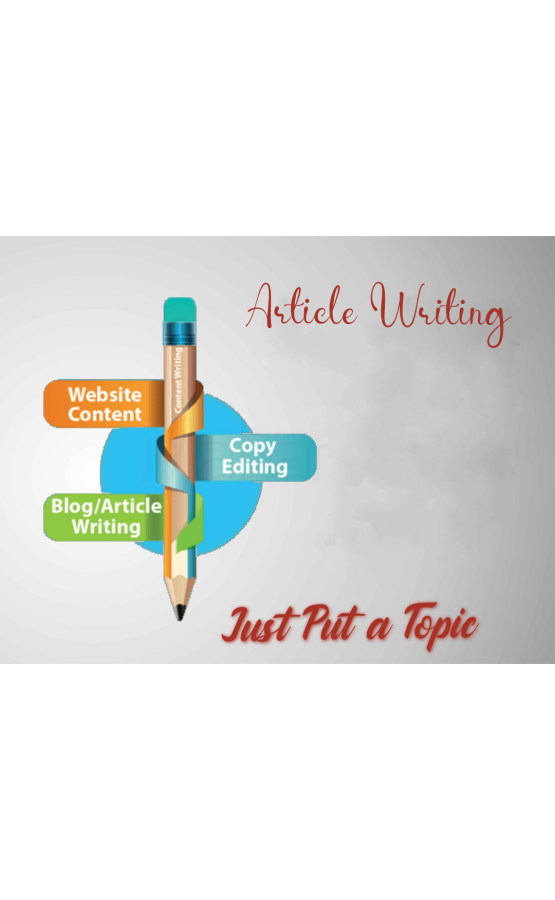 2&times;500 Words article/Website Content writing in any Topic