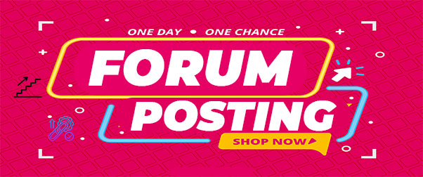 I will Do 20 High Quality Forum Posting Backlinks